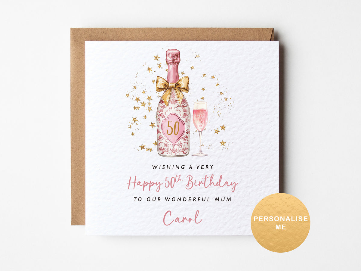 Personalised milestone birthday card, 18th, 21st, 30th, 40th, 50th, 60th, 70th,80th,90th,100th