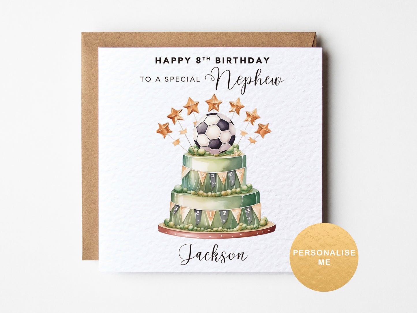 Football Birthday card