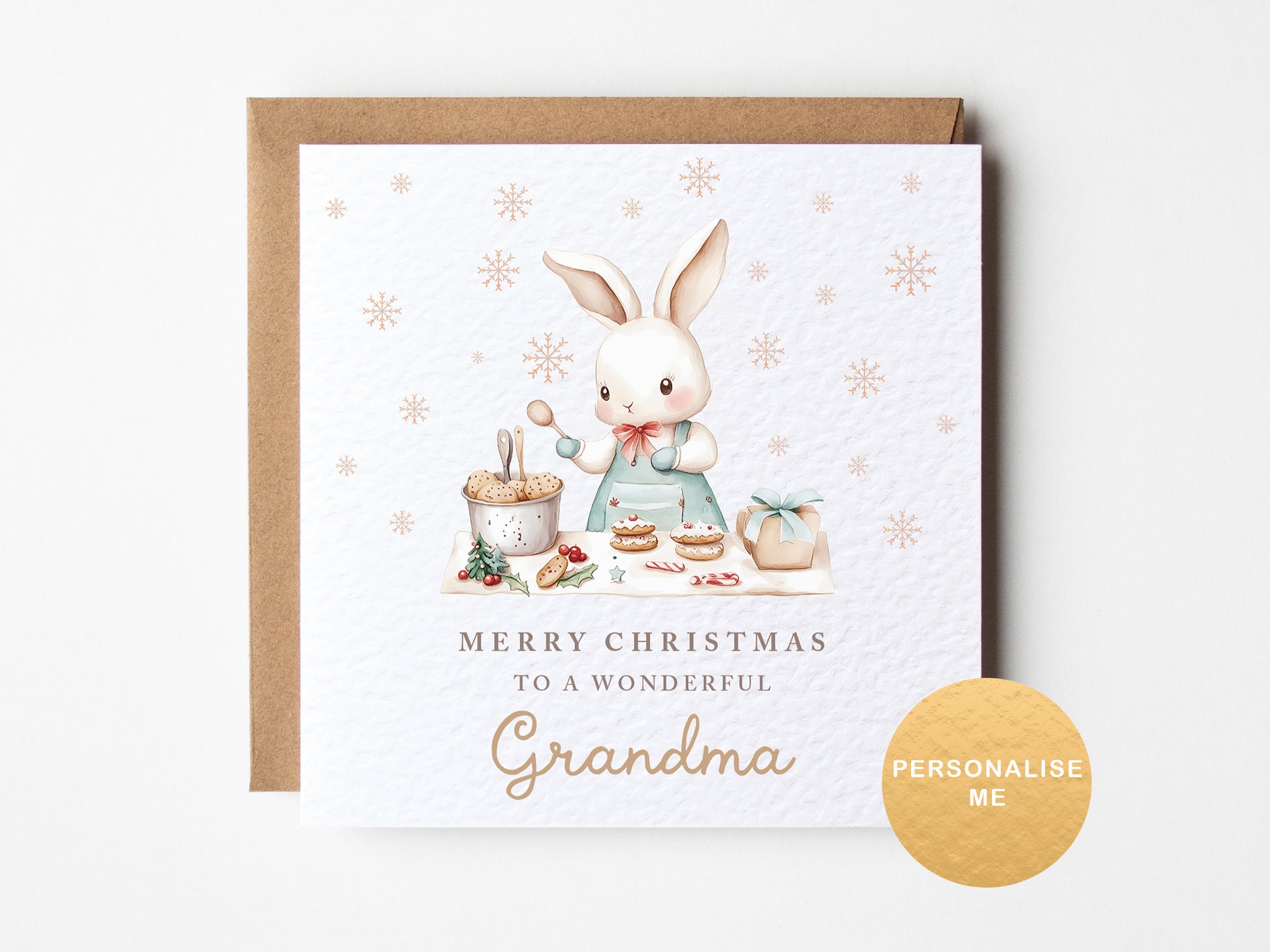 Christmas card for Nana, for grandma, for granny, Special xmas gift for mam, for mummy, for grandparents for someone special