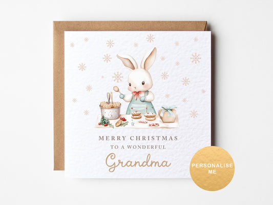 Christmas card for Nana, for grandma, for granny, Special xmas gift for mam, for mummy, for grandparents for someone special